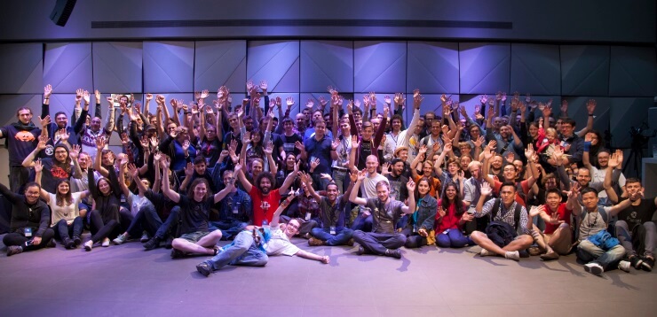 Group picture from RustFest Berlin
